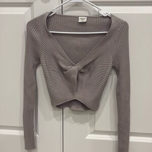 Abercrombie Long Sleeve Cropped Sweater